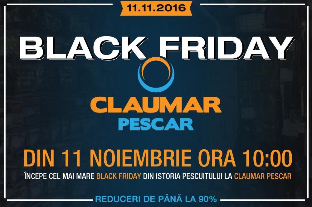 Incepe cel mai mare Black Friday din istoria pescuitului la Claumar Pescar